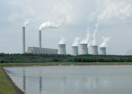 fossil fuel power plant